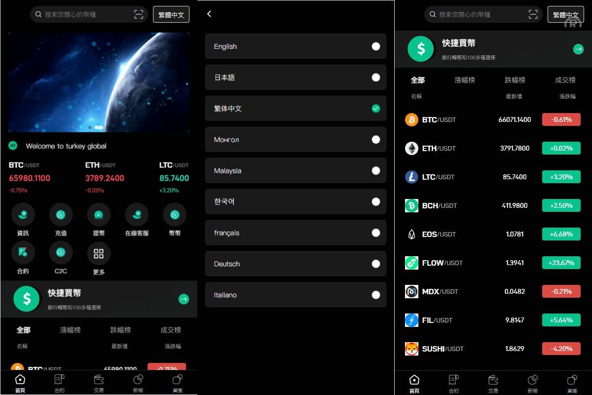 多語開源交易所系统/秒合约交易/币币合约/c2c/质押投资