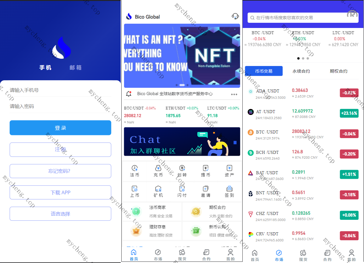 多語開源java原生交易所系统/秒合约/IEO/质押/全开源交易所下载