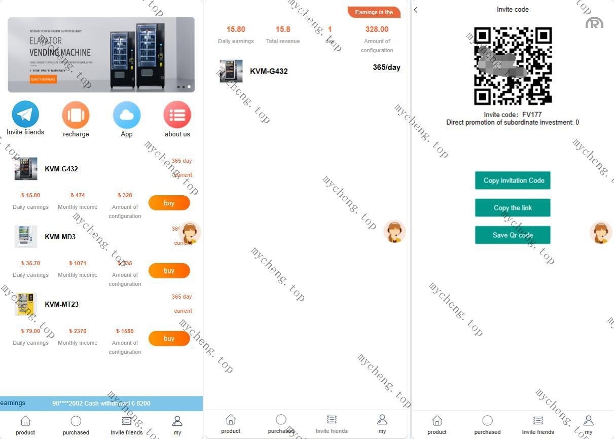 <精品源码>投资理财系统/共享投资/注册红包/双语言