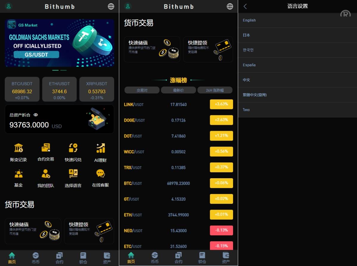 多语言海外交易所/永续合约/秒合约/锁仓挖矿/前端uniapp/海外源码 - 图1