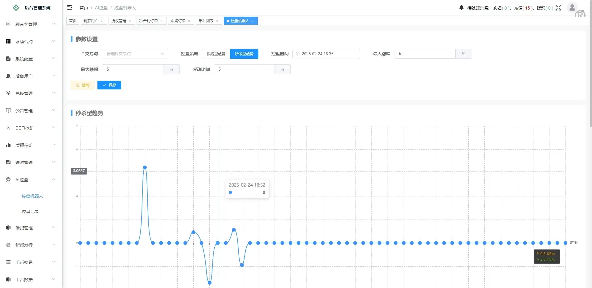 海外多语言交易所AI控盘秒合约币币交易永续合约U本位新币发行DEFI挖矿源码 - 图19