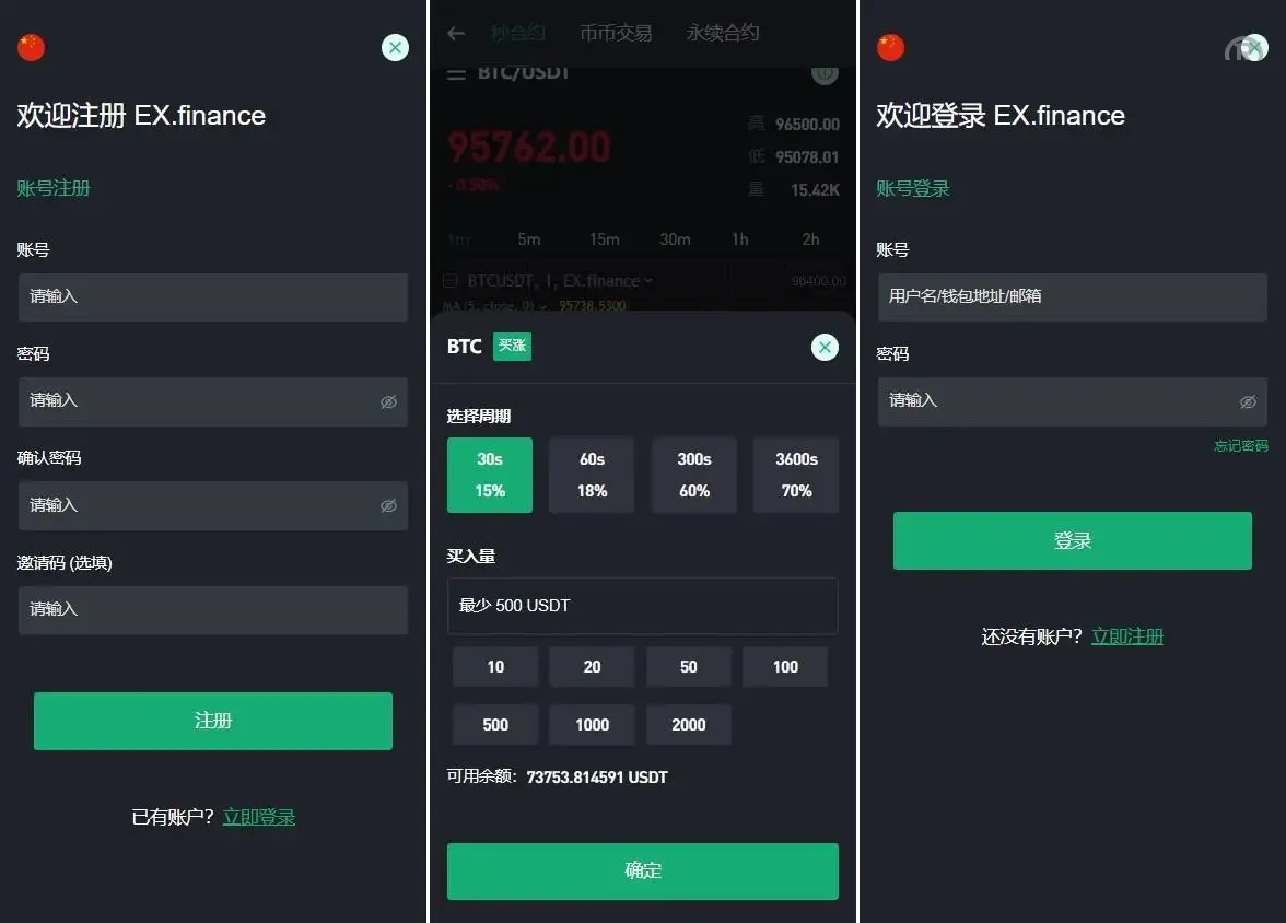 海外多语言交易所AI控盘秒合约币币交易永续合约U本位新币发行DEFI挖矿源码 - 图2