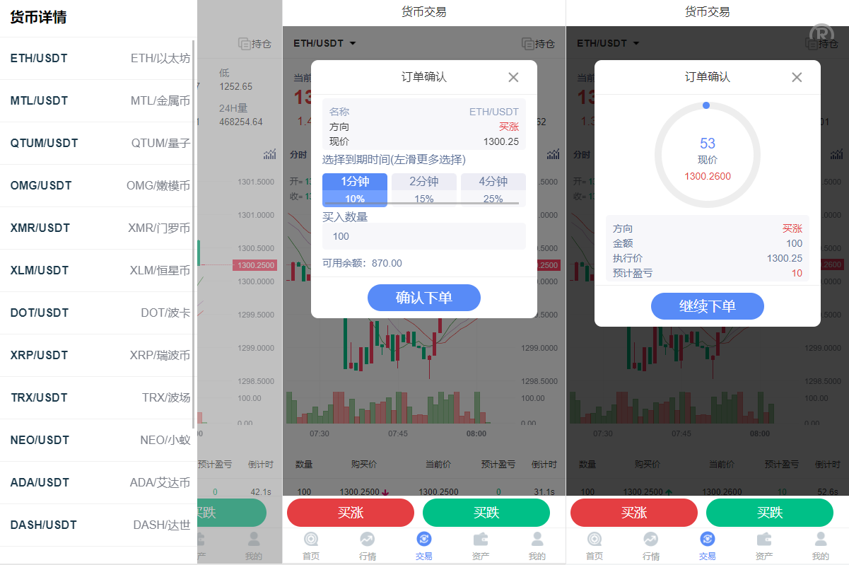 外汇系统源码/微盘微交易源码/基于thinkphp框架二开（支持中英文-仿交易所）后台基于fastadmin 带安装搭建教程