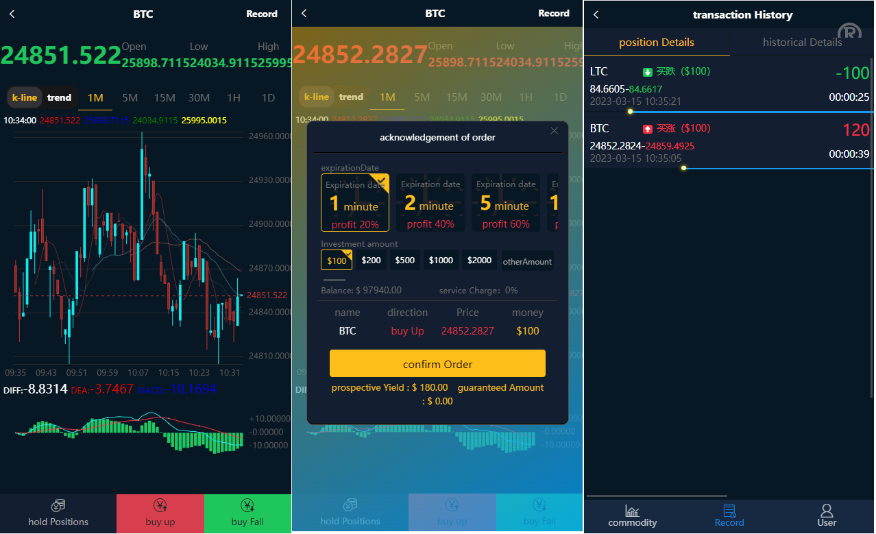 售|海外伪交易所系统/微交易微盘系统/质押挖矿/虚拟币交易 - 图3