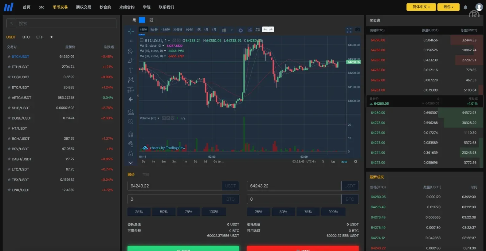 全开源BitWell多语言交易所源码/OTC+永续合约+期权交易+币币交易+秒合约交易+申购+风控+代理渠道商/前端uniapp+后端php - 图7