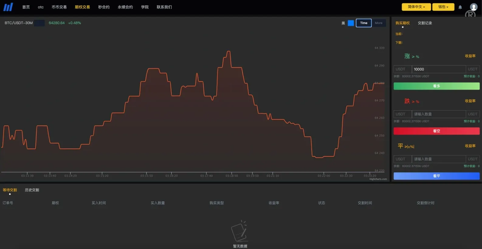 全开源BitWell多语言交易所源码/OTC+永续合约+期权交易+币币交易+秒合约交易+申购+风控+代理渠道商/前端uniapp+后端php - 图9