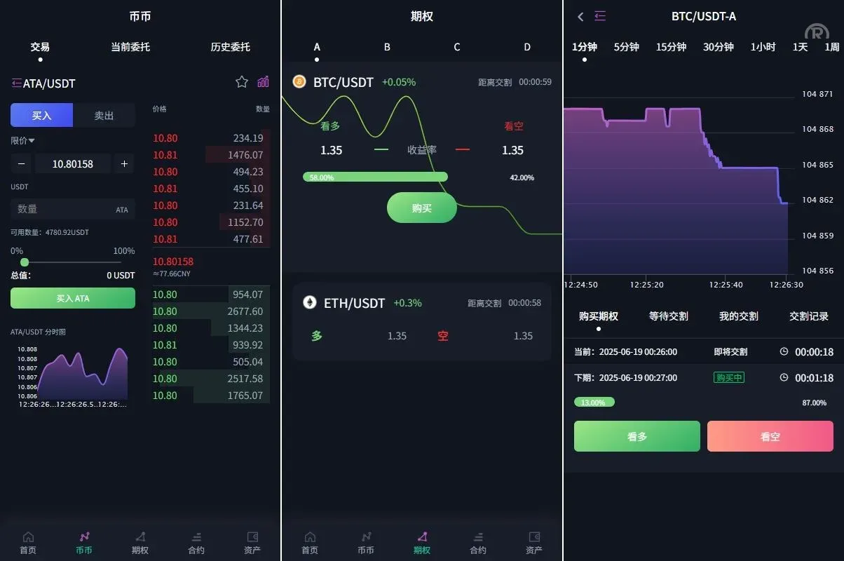 【海外多语言unapp交易所】多语言交易所系统/合约/期权/秒合约/插针控制/申购源码 - 图2