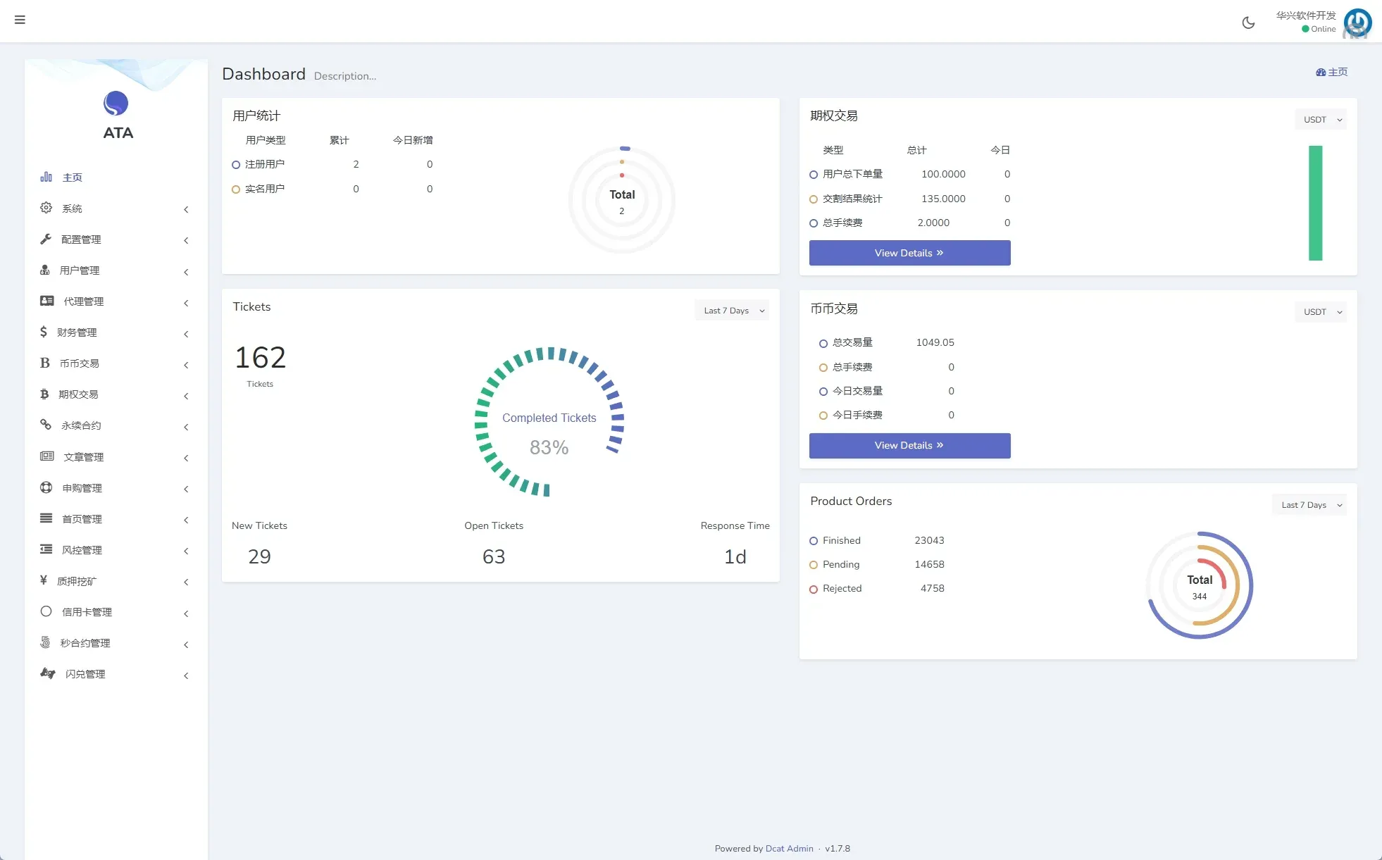 【多语言海外交易所】海外交易所系统源码/合约/期权/质押/秒合约/插针控制/申购 - 图11