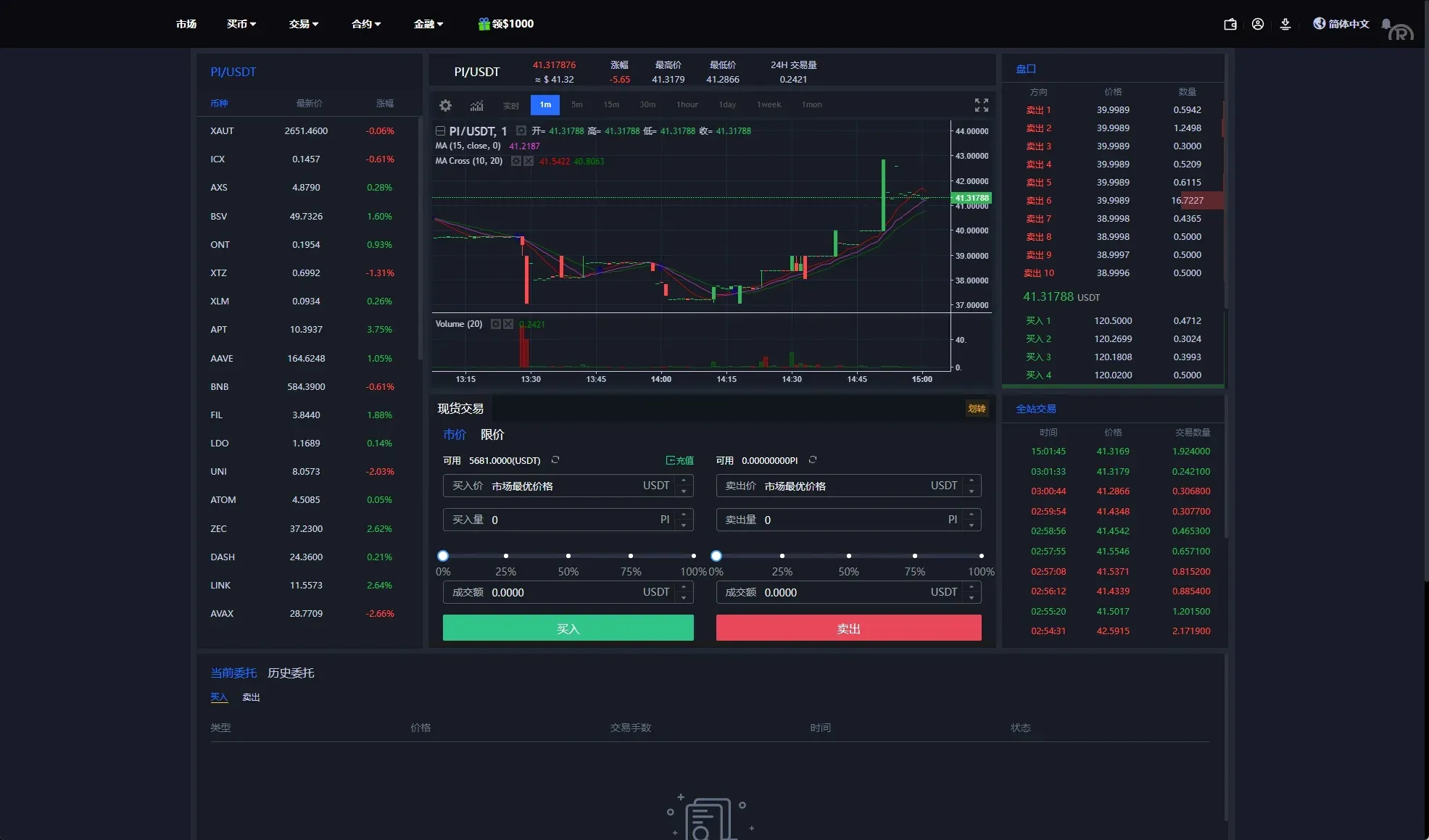 【海外多语言交易所秒合约源码】二开版海外交易所系统/币币期权杠杆交易/锁仓认购/合约插针 - 图7