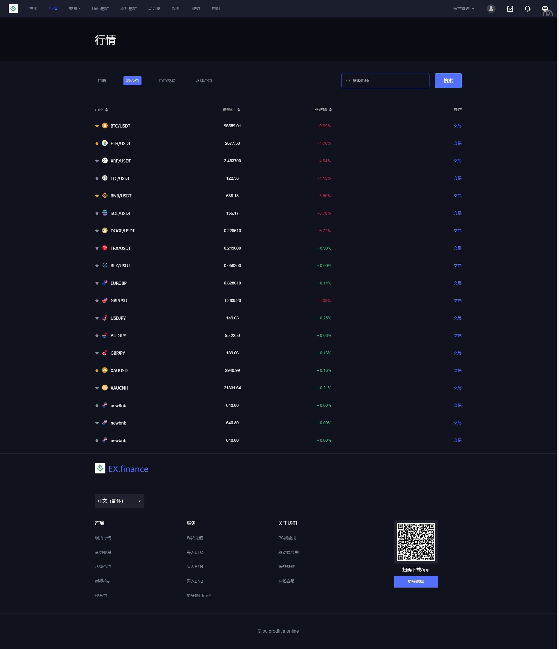 海外多语言交易所AI控盘秒合约币币交易永续合约U本位新币发行DEFI挖矿源码 - 图7